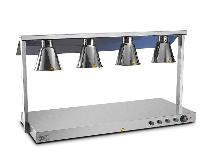 Quad Head Heat Lamp Station